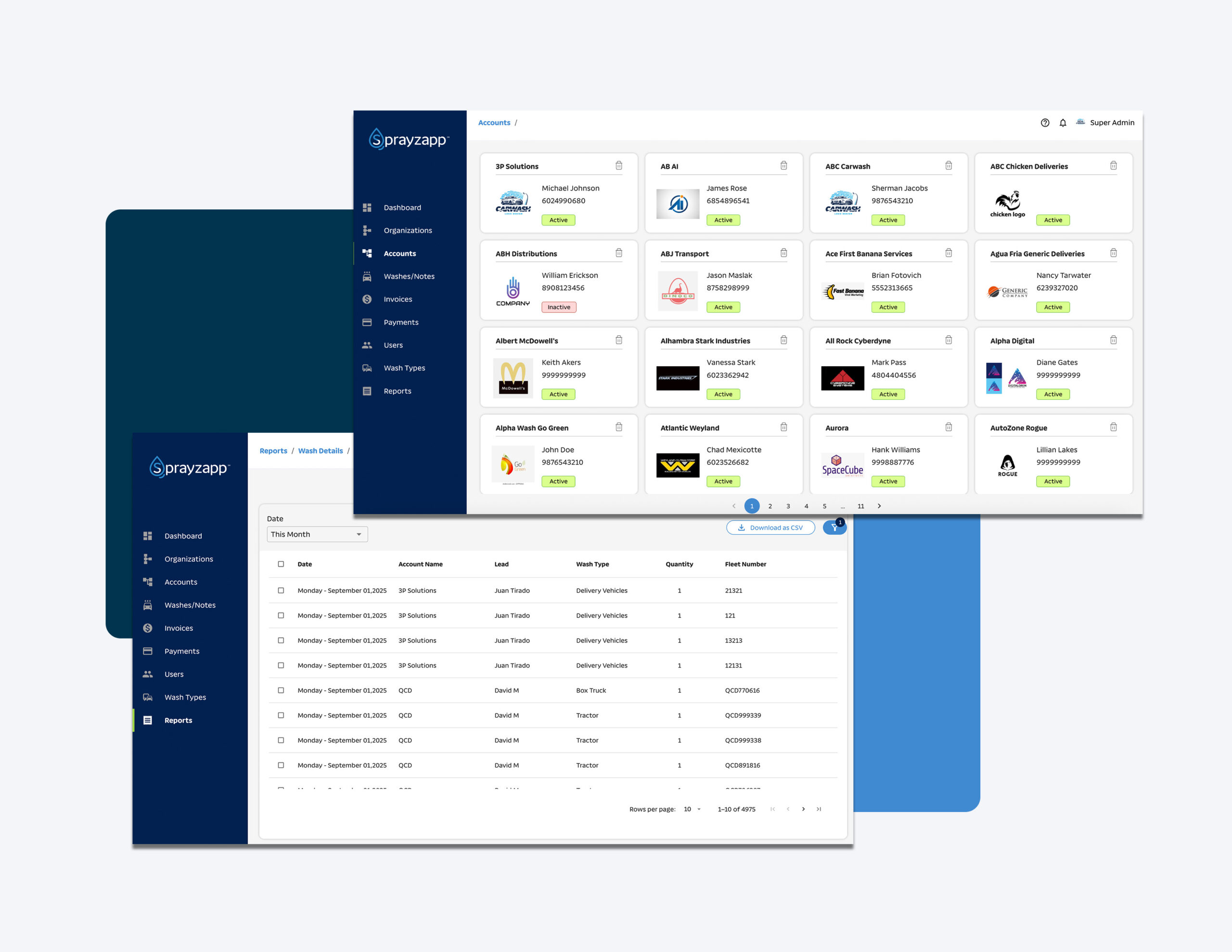 example of customer management portal